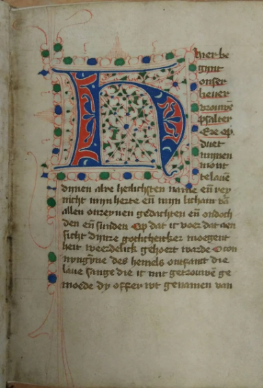 Deventer, Athenaeumbibliotheek, 101 E 9 KL, Gebedenboek (Deventer, laatste kwart 15e eeuw)